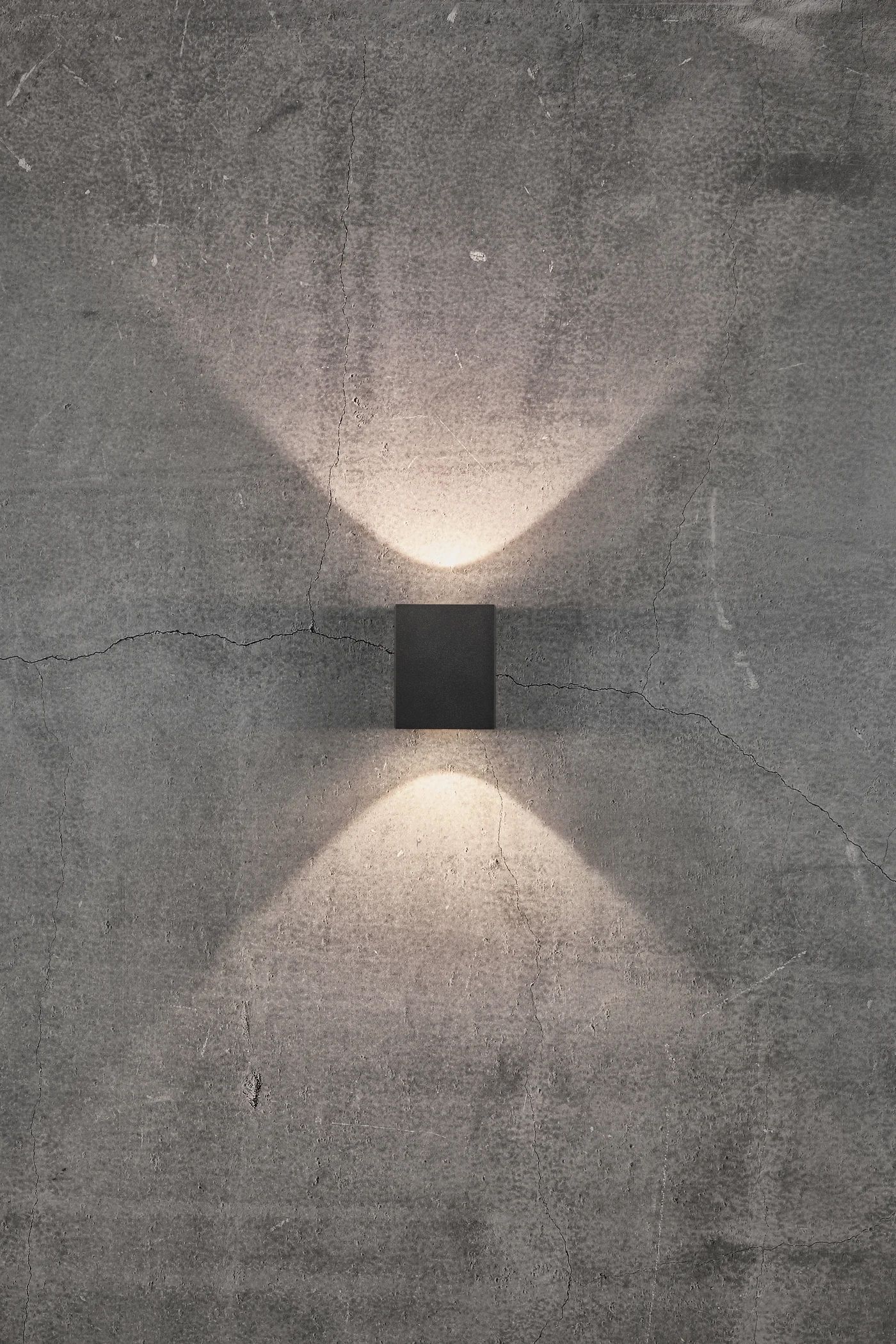 LED-Up/Down Leuchte Canto Kubi 2 10,6W 3000K 500lm sw Konv IP44 100x87x104mm