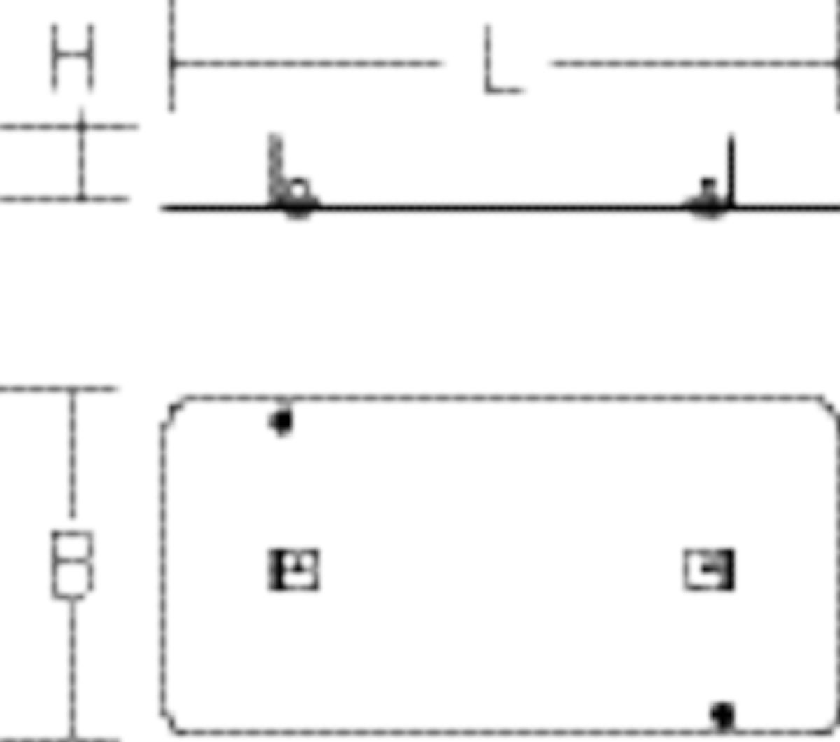 Befestigungsset si ST L230mm B115mm H24mm