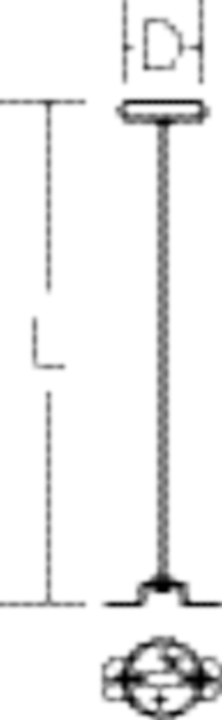 Rohrpendelabhängung ws ST Ø80mm L500mm