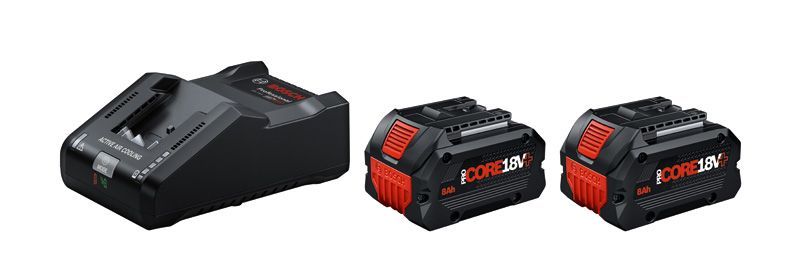 Starter Set ProCORE+ 18V 2x8Ah Akku +Schnelllader