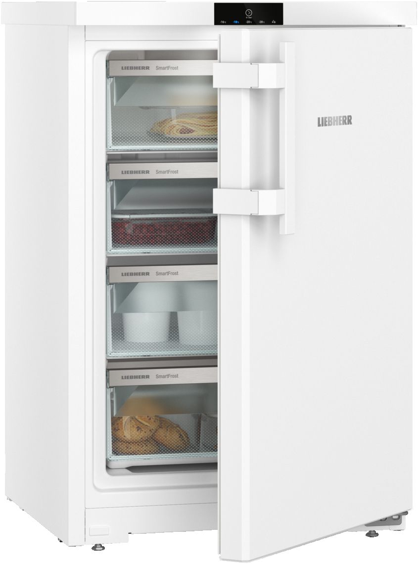 Tischgefrierschrank 107l 110kwh 36dB ws 4Korb C B550xH850xT607mm m.Beleuchtung