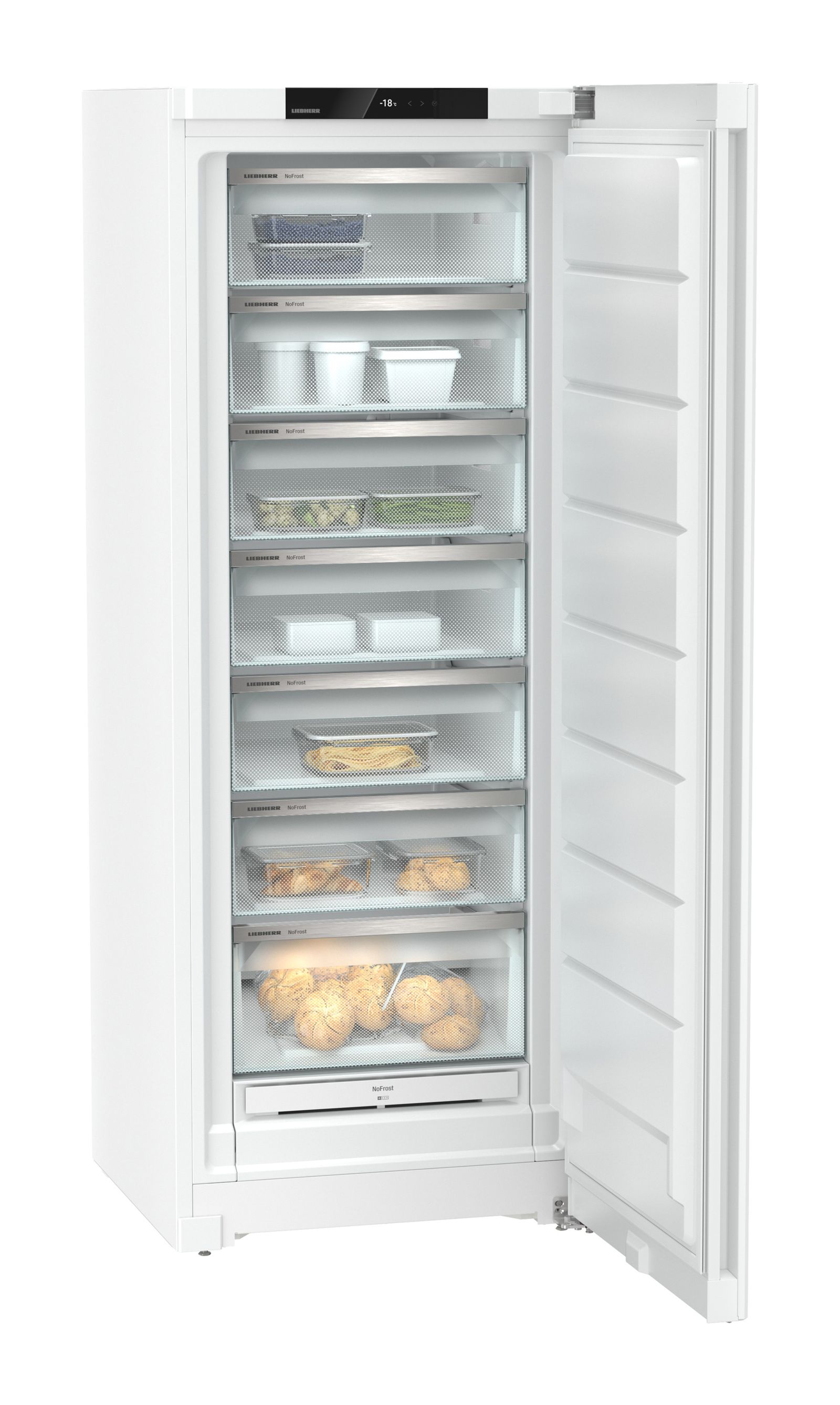 Gefrierschrank 363l C 178kwh 36dB ws NoFrost 7Korb B697xH1855xT760mm