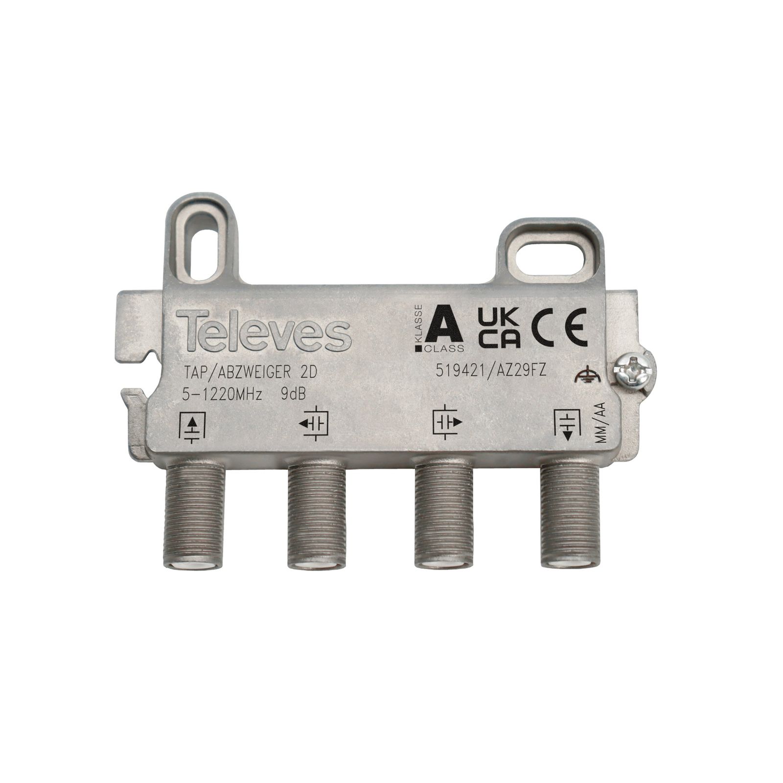 Abzweiger F-Conn 2f 5-1220MHz 9dB 4,5dB/Dg 9dB4,5dB/Dg | 8357985