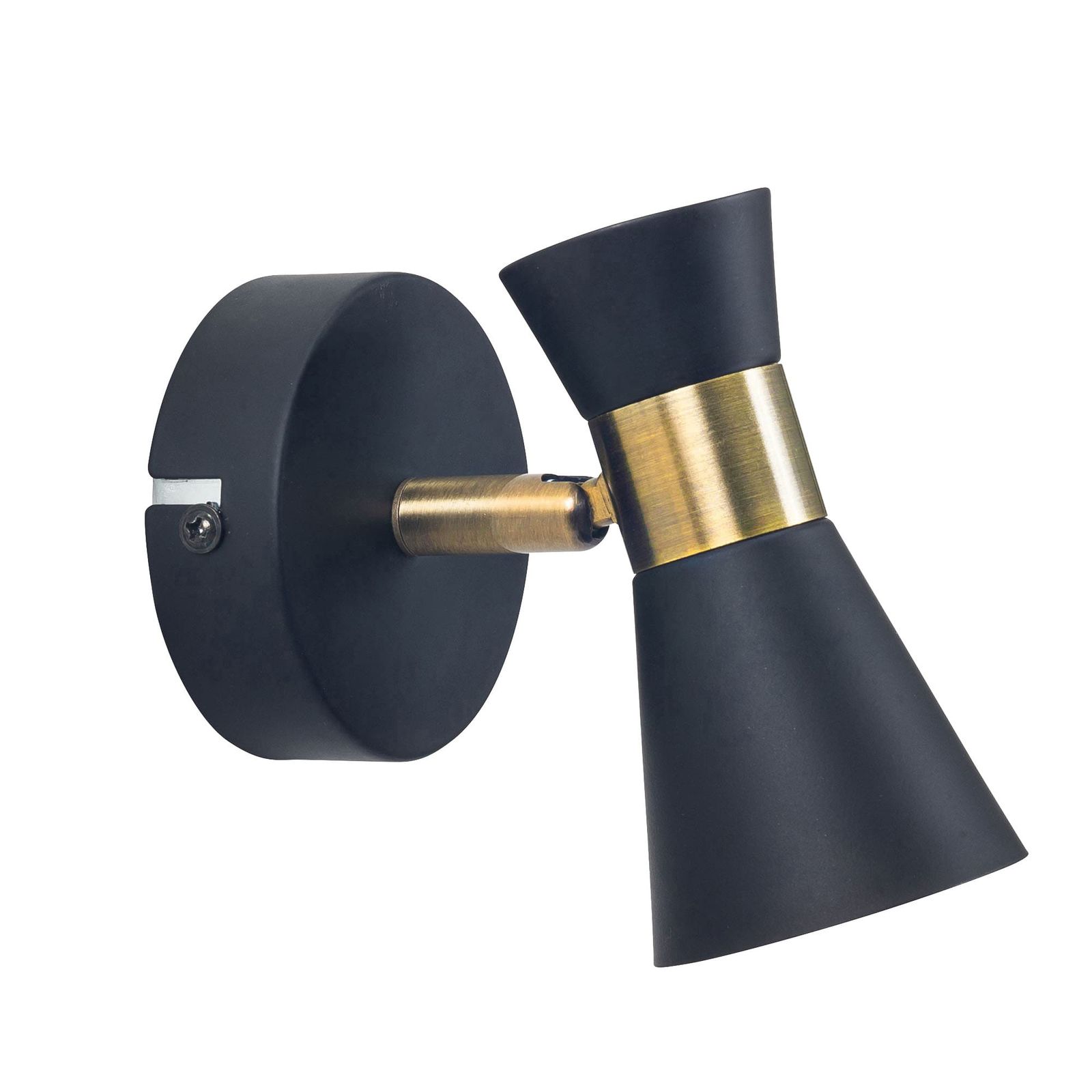 LED-Wandanbauleuchte Eufo Simple 8W sw IP20 GU10