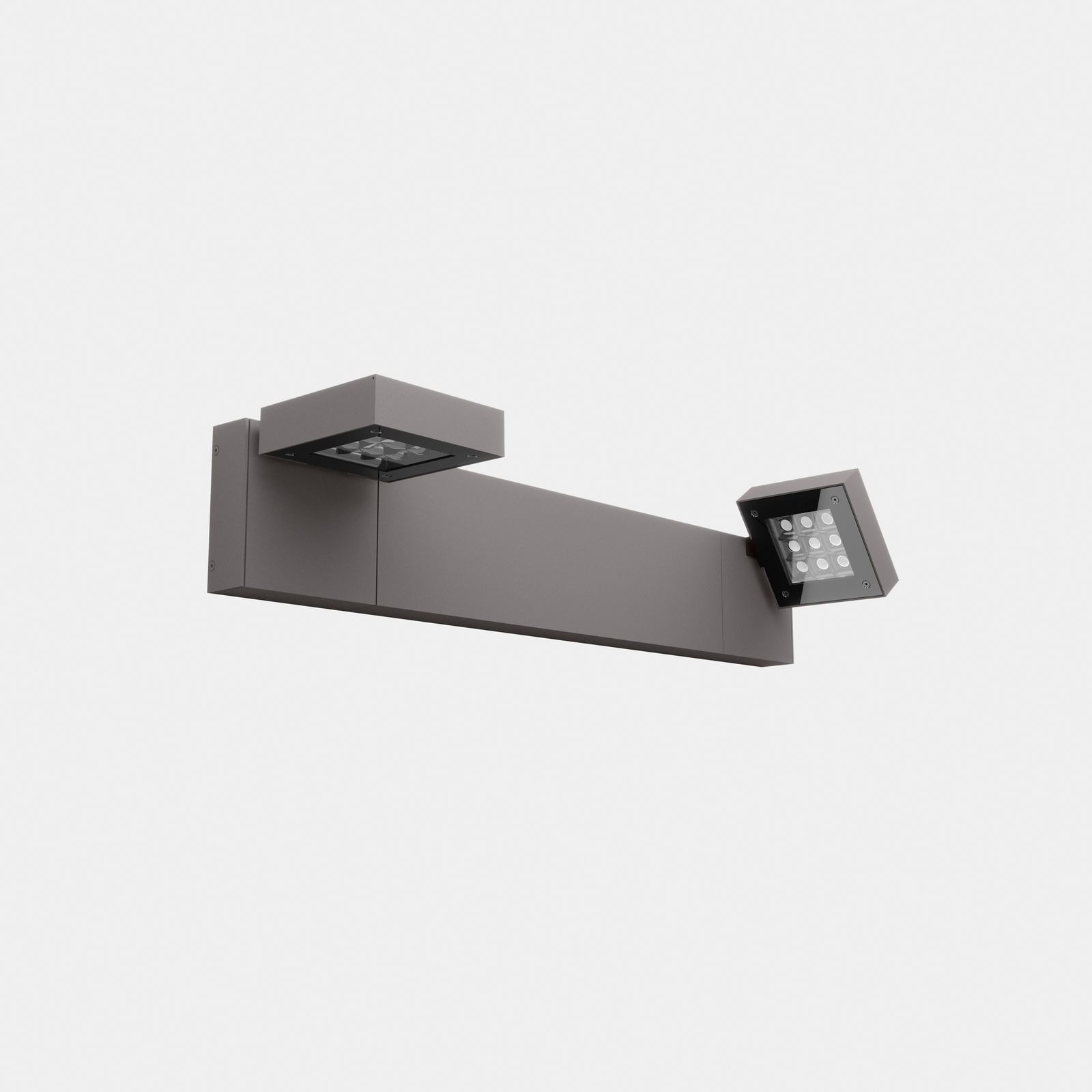 LED-Anbauleuchte Modis Optics Double gr 40,2W 2200K 1864lm Konv IP66 Ø800x145mm