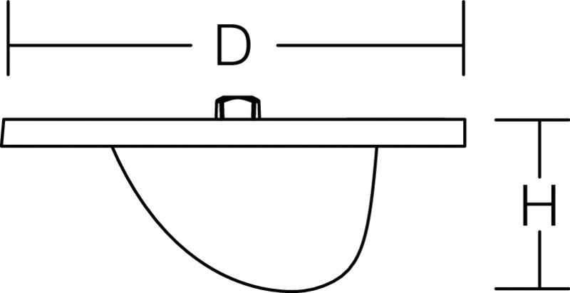 Linse 120° tra sym direkt Kst Ø16x10mm transp