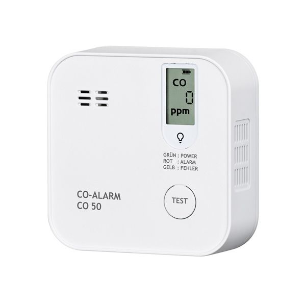 Kohlenmonoxidmelder 85dB autark Batt 3V DC ws Standalone Aufb