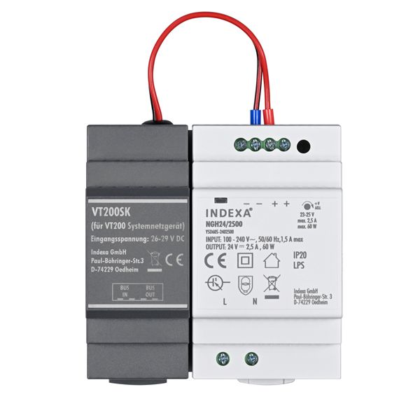 Lade-Netzteil Video 28V DC 2Draht IP20 Hutschiene 4Tln
