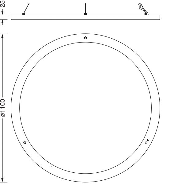 LED-Pendelleuchte 94W Silica 21 4000K si 8420lm 1LED LED nicht austauschbar sym