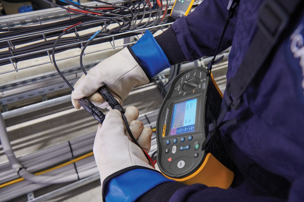 Multifunktionaler PV-Anal USB m.Display 5-1000V Photovoltaik-Testgerät IP40