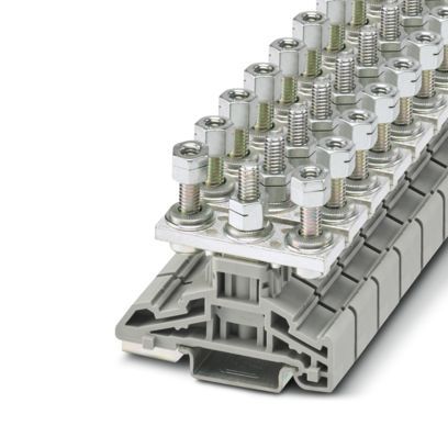 Reihenklemme 2,5-35qmm 1Etage 2kl gr 125A TS35 Hutschiene TH35