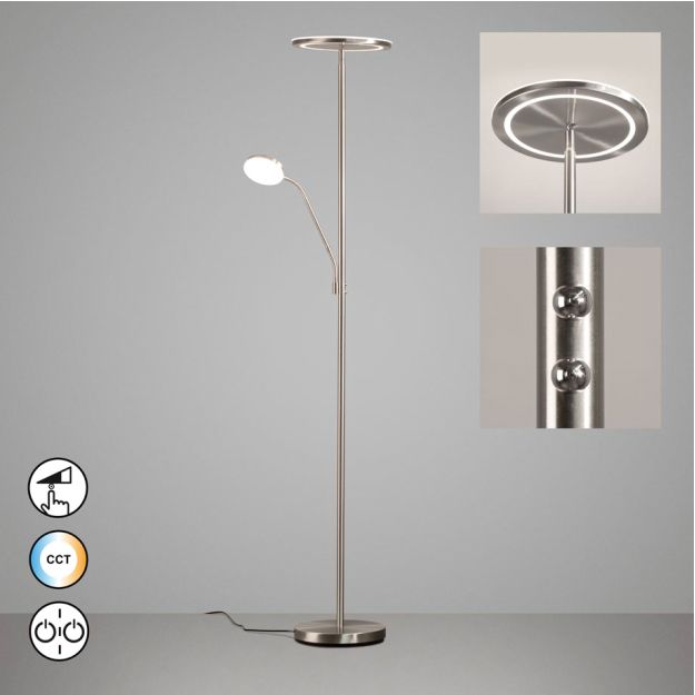 LED-Stehleuchte 36,5W Sorento 2700-4000K 1LED 4660lm elektr.Trafo dir/indir