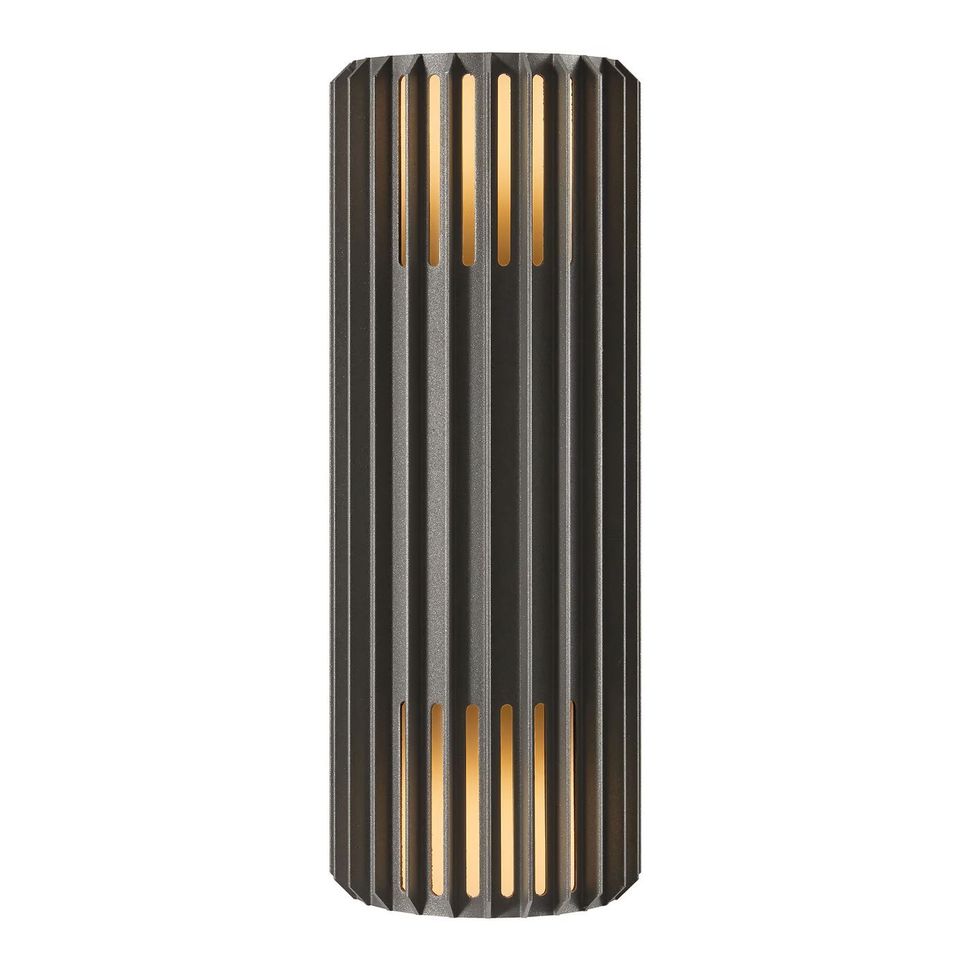 LED-Wandanbauleuchte Aludra 15W anth IP54 E27 124x174x337mm