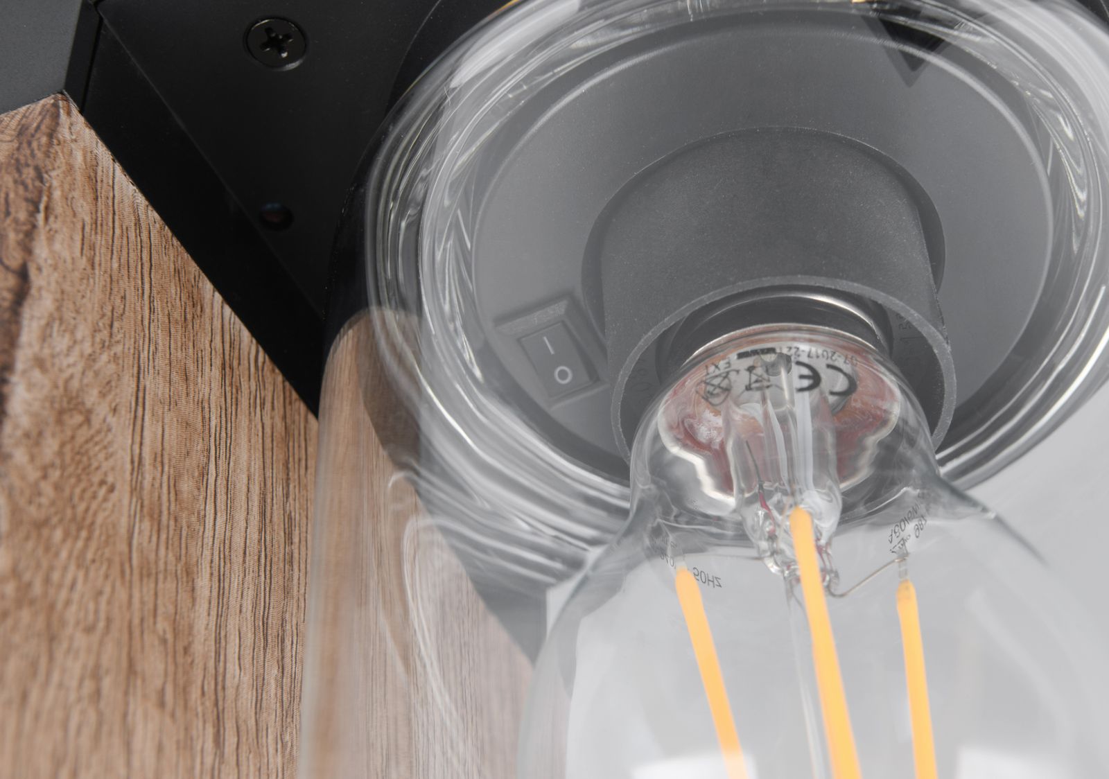 LED-Wandanbauleuchte Ardila 40W sw IP44 E27