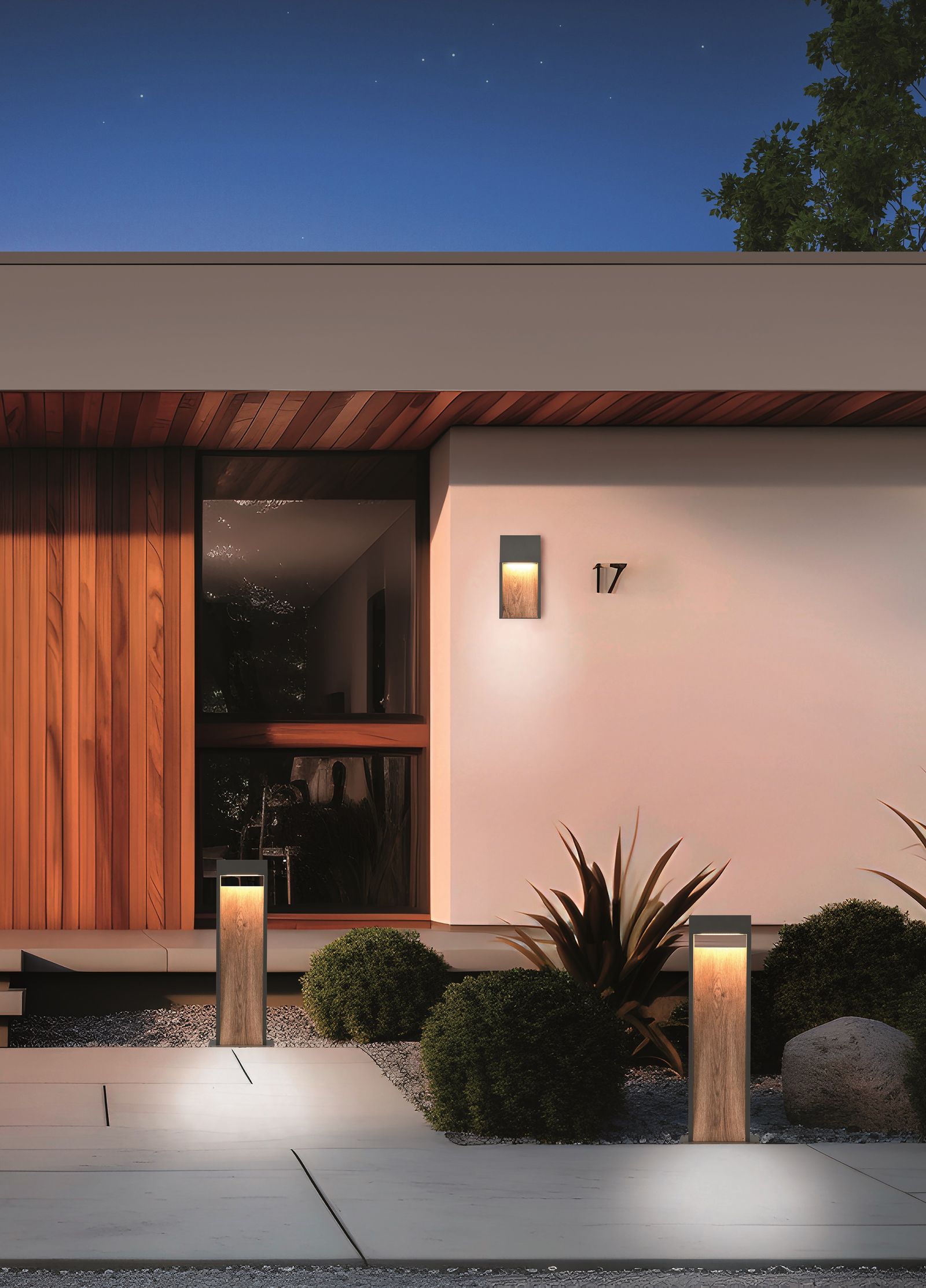 LED-Wandanbauleuchte SALMON 11W 3000K 1200lm anth Konv IP44