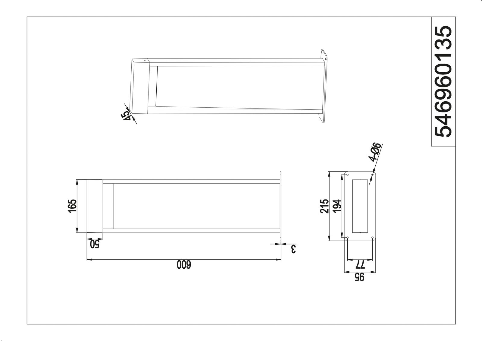 LED-Pollerleuchte 11W SALMON IP44 3000K 1200lm 1LED anth Alu Kst_opal