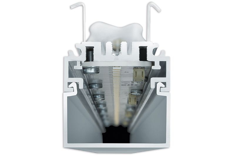 LED-Leuchteneinsatz 24W strong 40+ 4000K 3650lm 1LED elektr.Trafo IP20 al