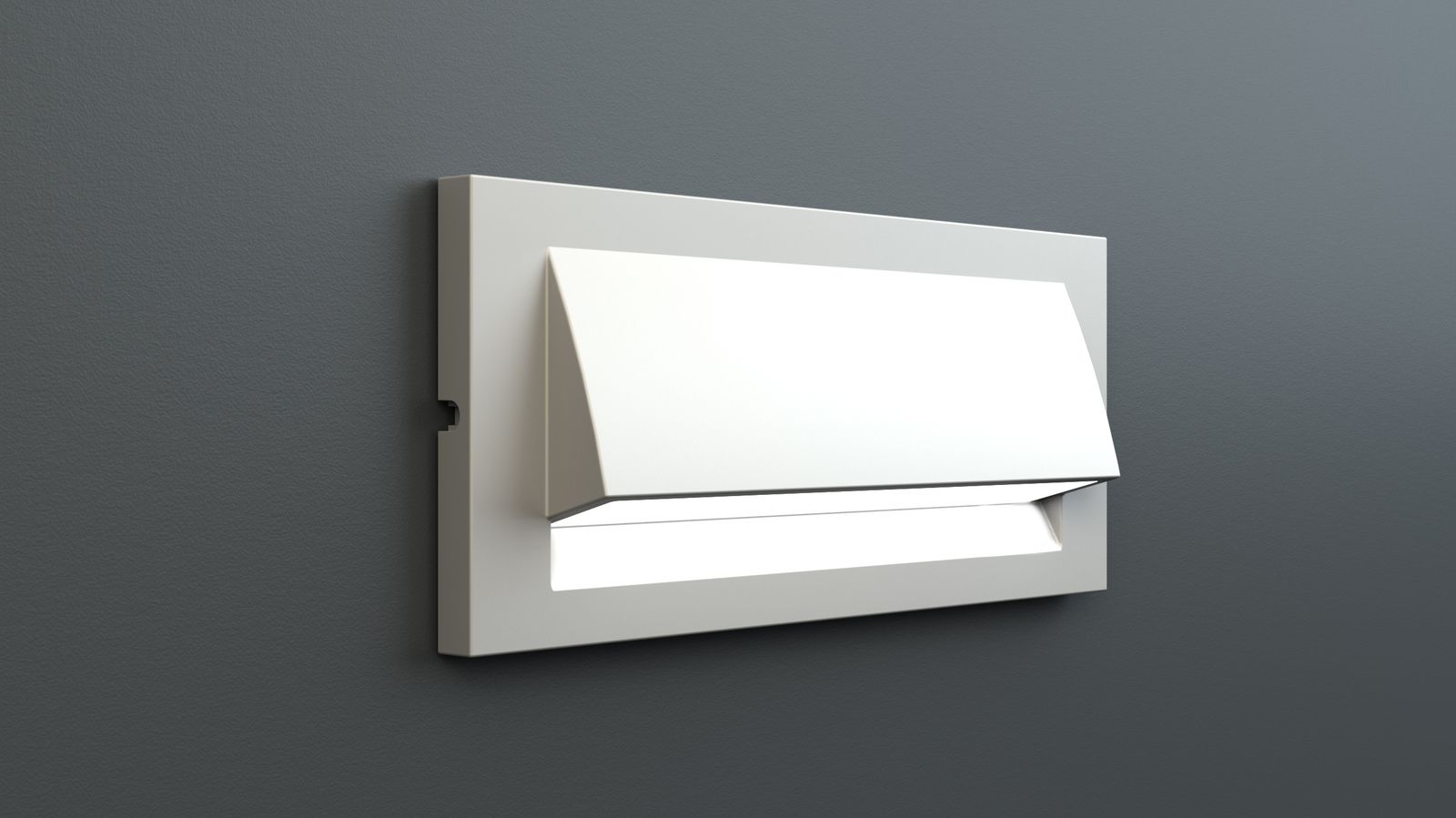 LED-Sicherheitsleuchte 4,6W 190lm IP65 Wandanb 1LED auto.Selbstt dezentr