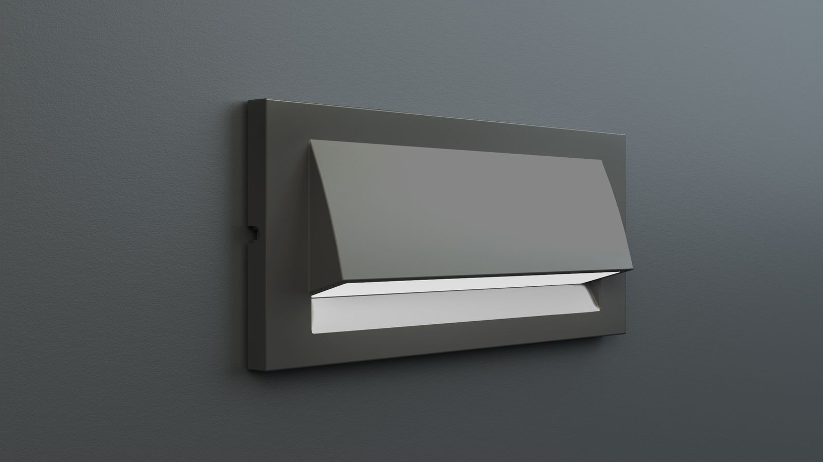 LED-Sicherheitsleuchte 4,6W 190lm IP65 Wandanb 1LED auto.Selbstt dezentr