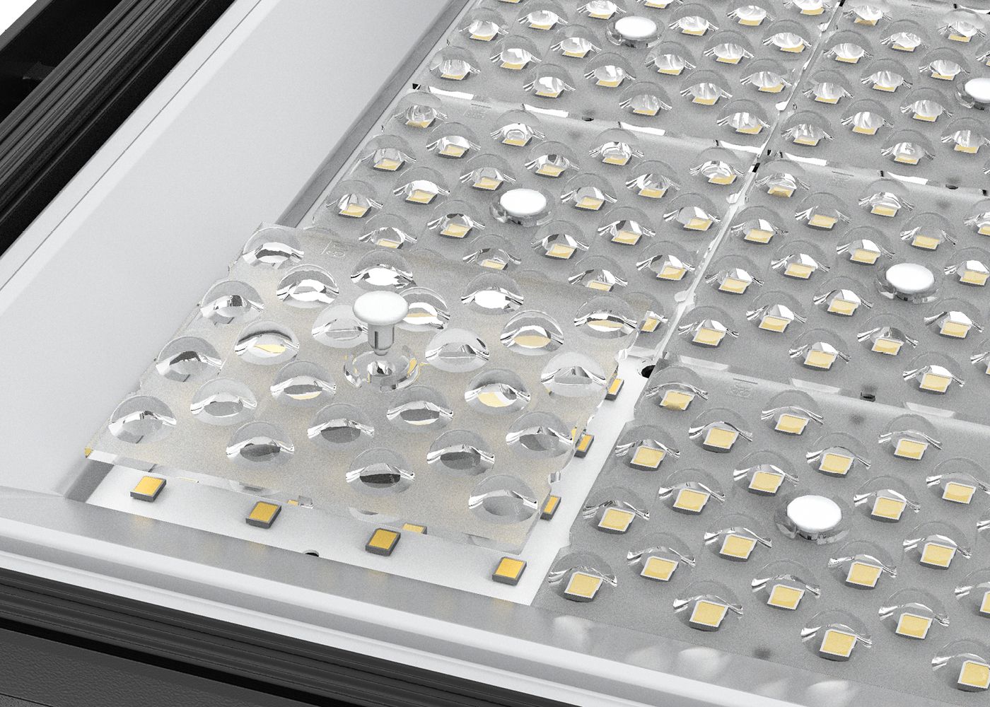 LED-Anbaustrahler 150W 5000-5100K 1LED 24000lm Konv Alu IP66 sw mt 415x232x70mm