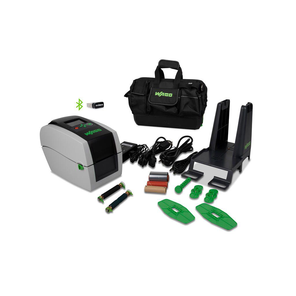 Beschriftungsgerät Thermotransfer PC f.Etikett elektr Etikett 1-6Zeil 300dpi