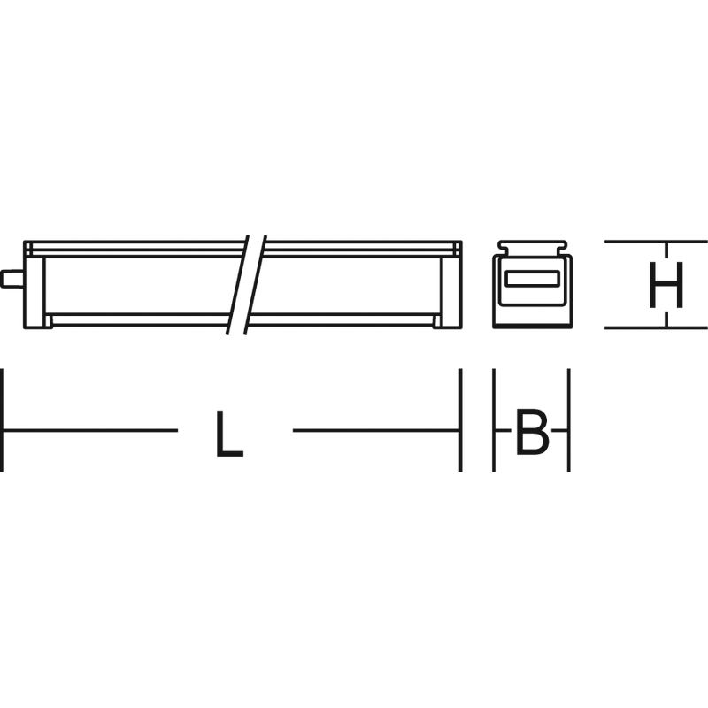 Leermodul ws LINEDO 50 ST L1518mm B58mm H76mm
