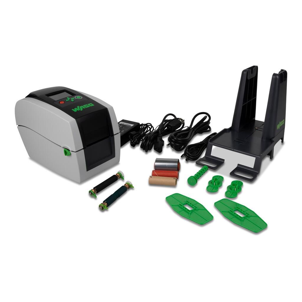 Beschriftungsgerät Thermotransfer PC f.Etikett elektr Etikett 1-6Zeil 300dpi