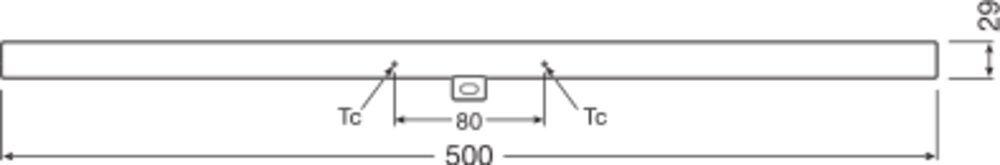 LED-Linienlampe S14d 4,7W 2700K 470lm F dim ws mattiert dimmbar 190° AC 220-240V