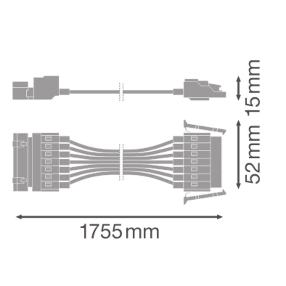 Durchgangsverdrahtung ws 7p 1500mm