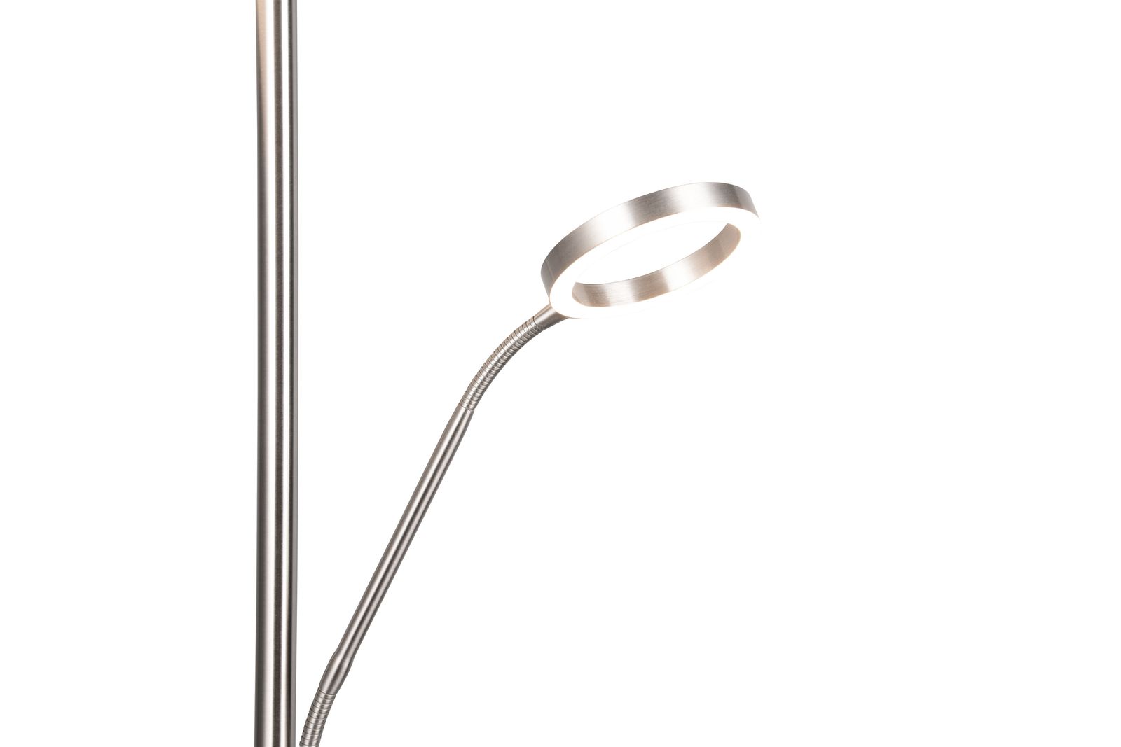 LED-Stehleuchte 44,5W WILLIS 2700-4000K 5150lm 1LED elektr.Trafo direkt nickel
