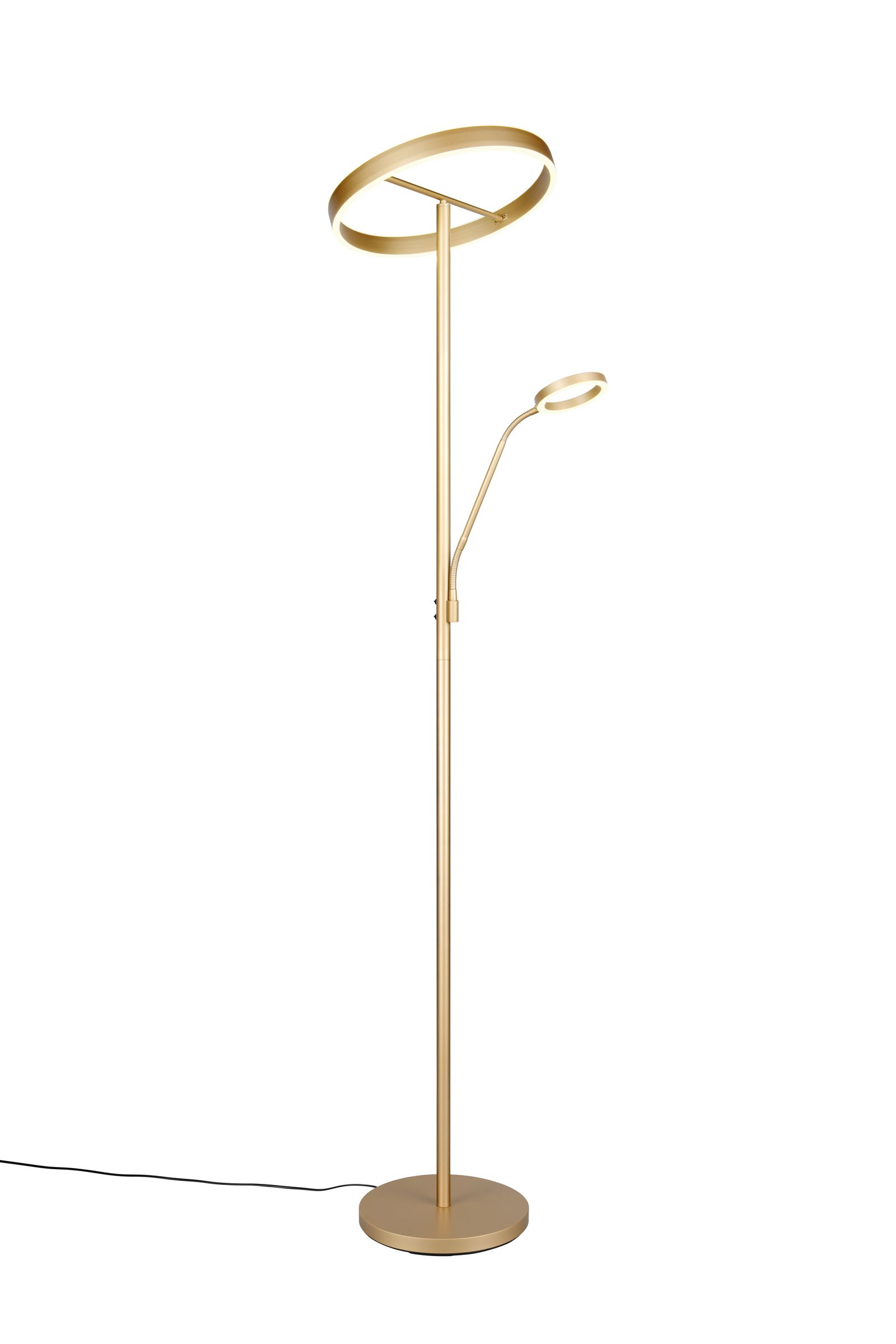 LED-Stehleuchte 44,5W WILLIS 2700-4000K 5150lm 1LED elektr.Trafo direkt gold