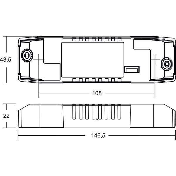 LED-Steuerung 1,75-18,5W 350mA 10-54V IP20 DALI Dimmung DALI Kstgeh dyn