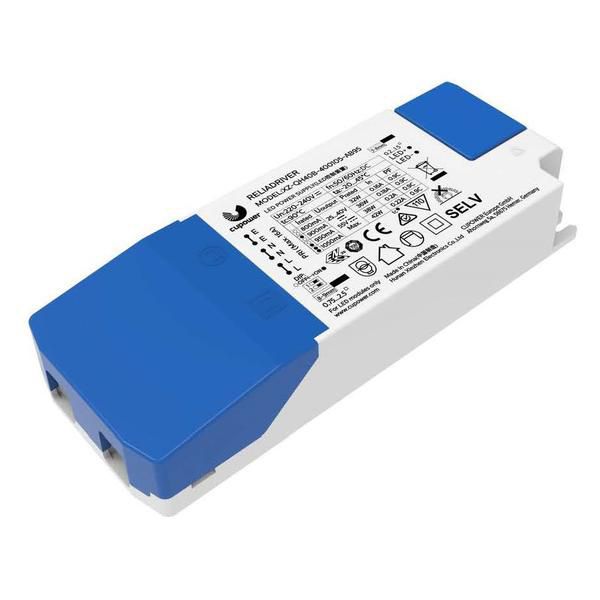 LED-Trafo 42W 800-1050mA 25-40V IP20 dyn Kstgeh 170x65x30mm