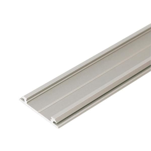 Aufbauprofil sw Alu 2000x20x3,3mm