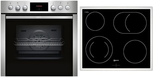 Herd-Set Glasker edst A+ hydrolyt Heißluft E1CCD2AN3 + M13R42N2 Klapptür