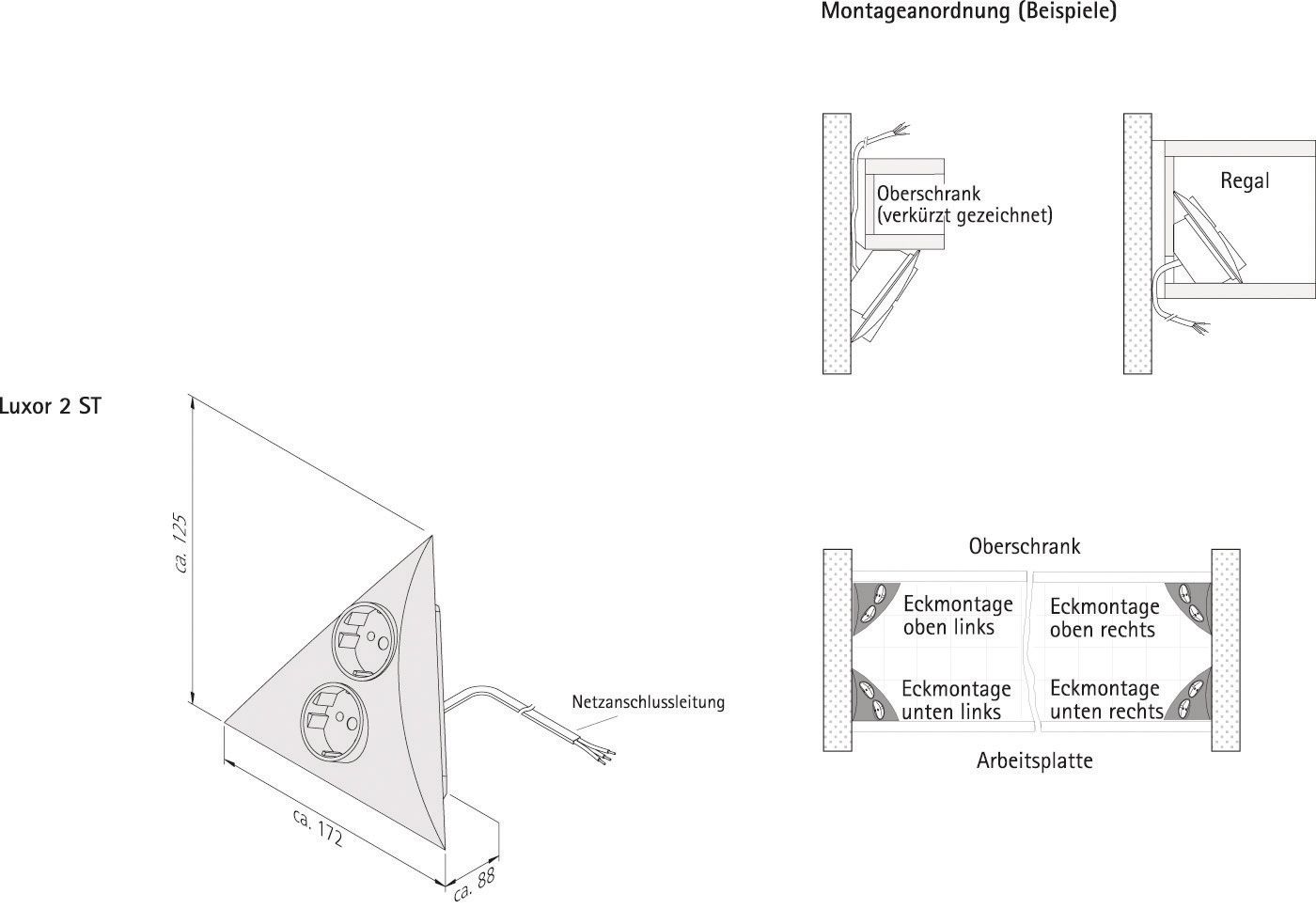 Verbinder tra IP00 Zubehör transp