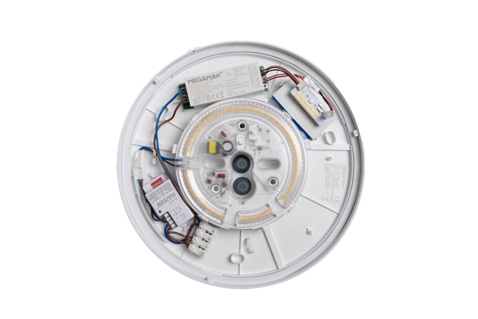 LED-Anbauleuchte 10-20W 3000-6500K ws 1550lm IP44 Notlicht 330x330x110mm