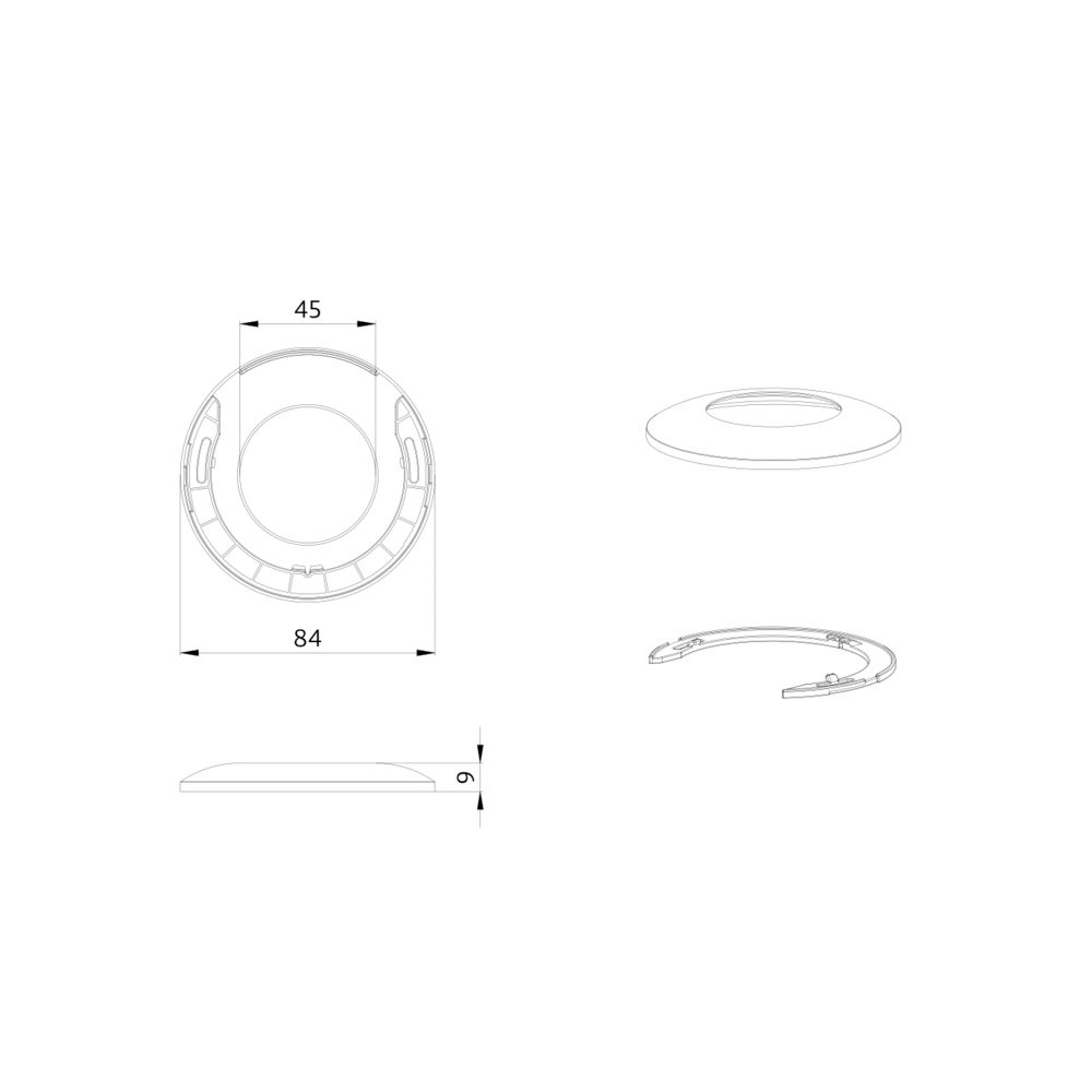 Abdeckung sw mt Zubehör