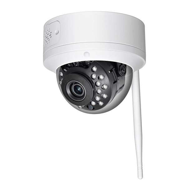 Überwachungskamera Wand/Decke Farbe uni ws CMOS Sensor mit IR-LED Ø112x100mm