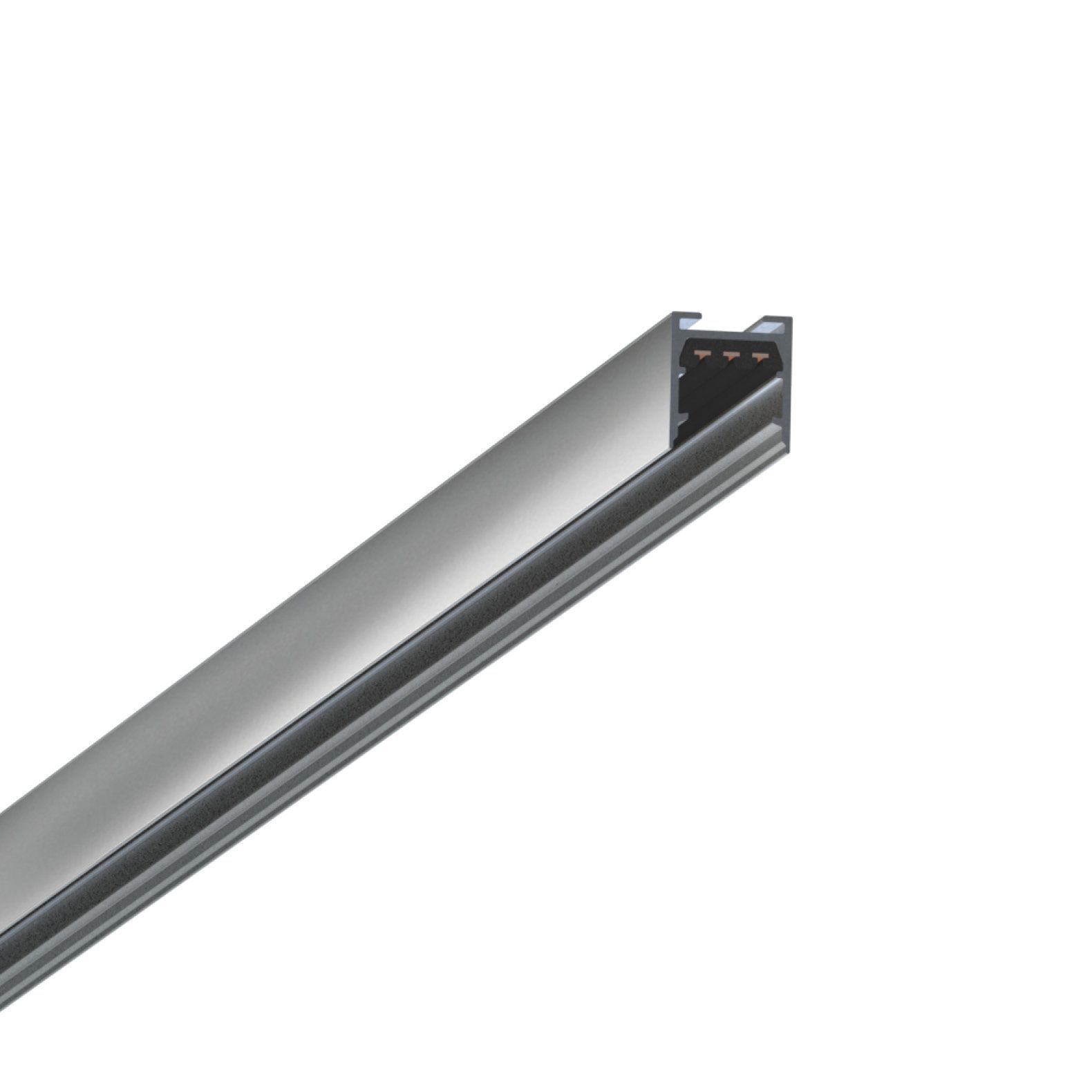 Stromschiene 1400mm ws 220-240V Alu 18x20mm rechteck