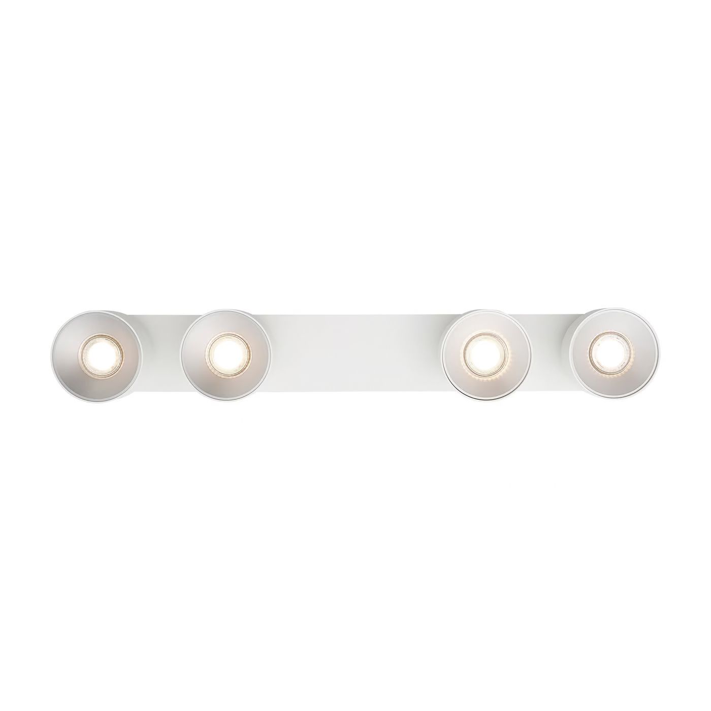 LED-Anbaustrahler 4x10W Pitcher ws mt IP20 4LEDs Alu GU10 660x116x100mm