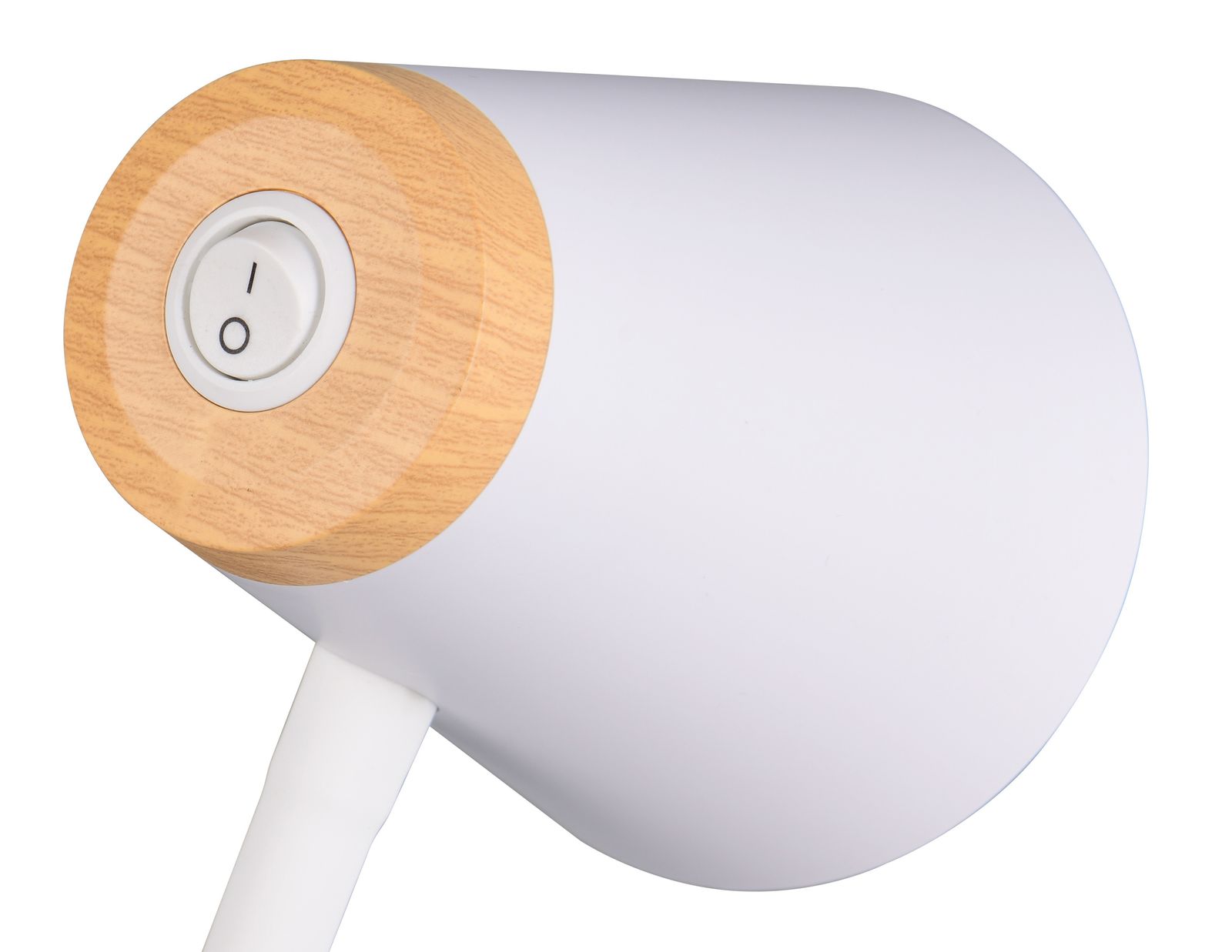 LED-Wohnraumleuchte 4,5W PONGO 3000K ws 500lm Konv 1LED elektr.Trafo m.Schalter