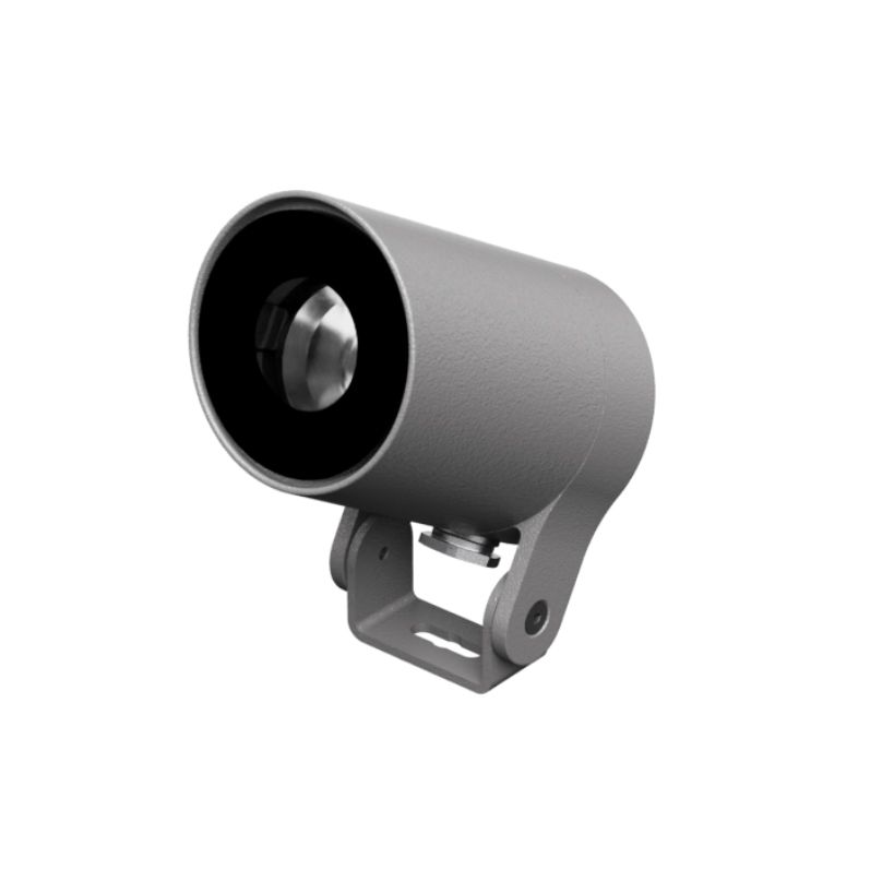 LED-Anbaustrahler 8W Minispot 3000K Konv 506lm 1LED Alu IP65 si mt