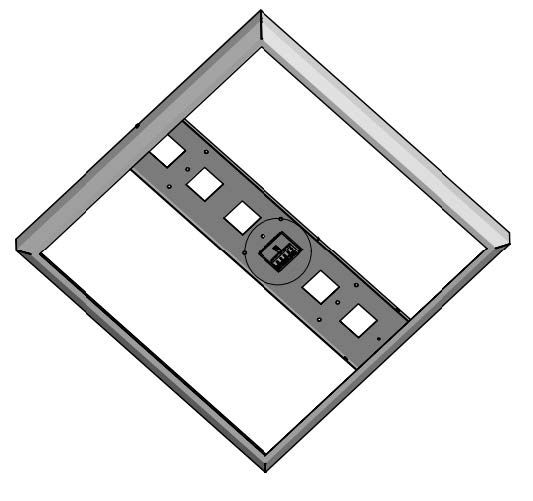 Aufbaurahmen ws Sense Basic Alu L629mm B629mm