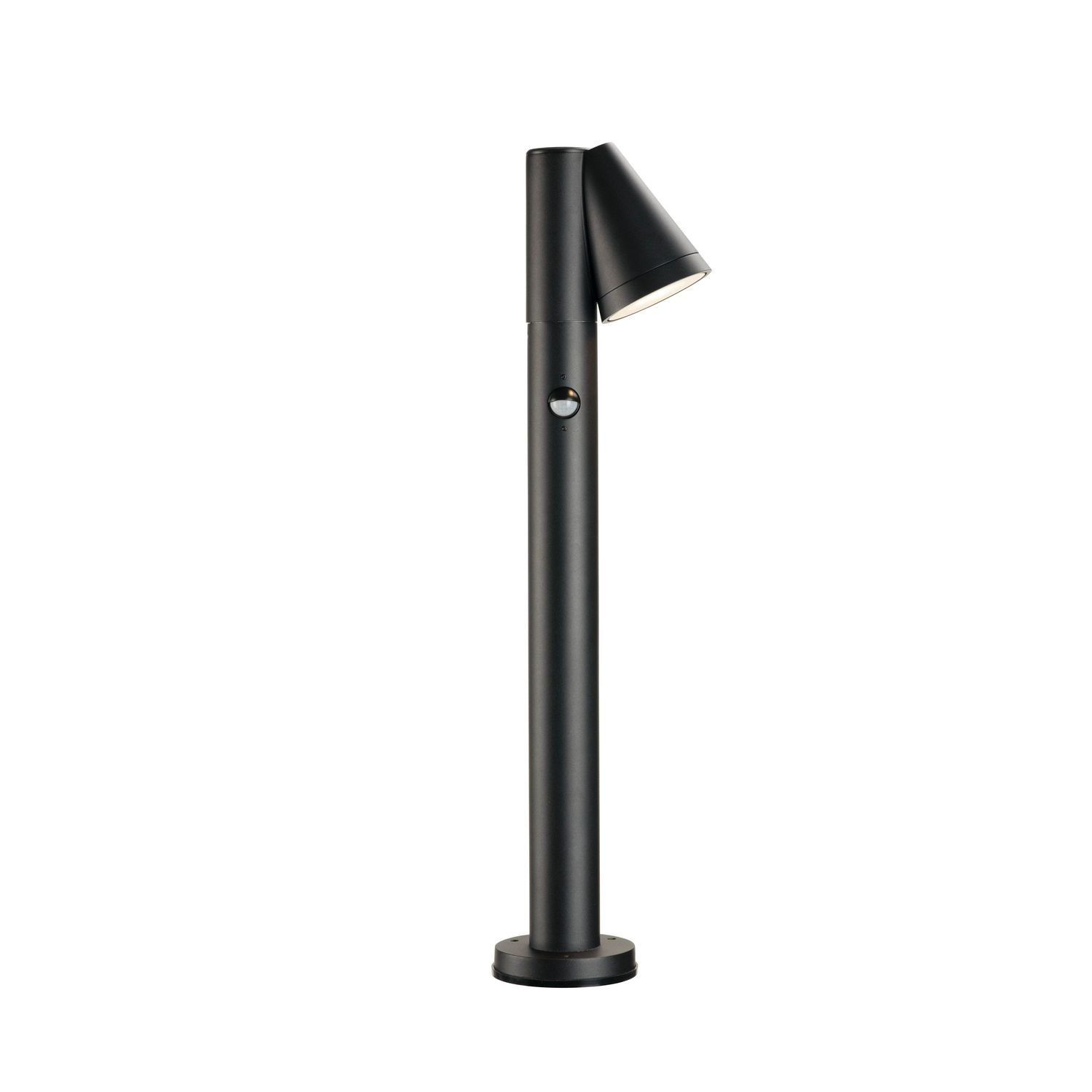 LED-Pollerleuchte 10W T-TUBE IP44 sw Alu Gl_tr 1LED GU10 BWM