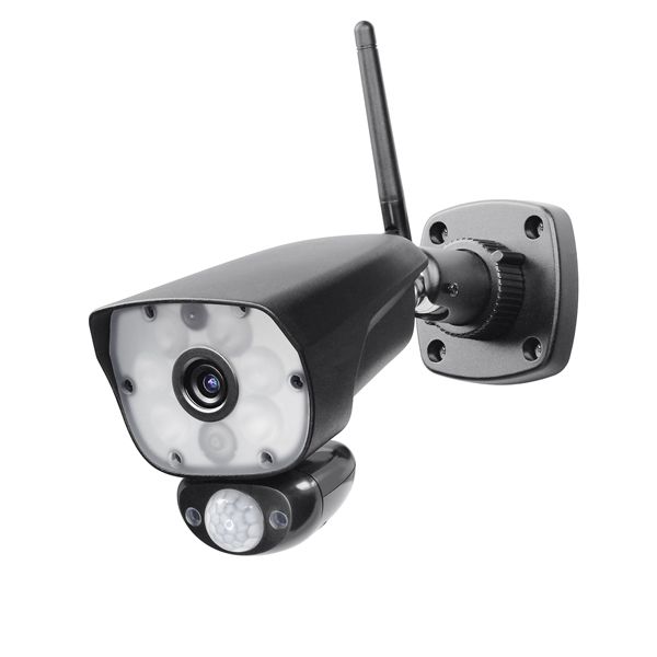 Überwachungskamera Wand/Decke Farbe sw außen CCTV mit IR-LED 99x81x127mm