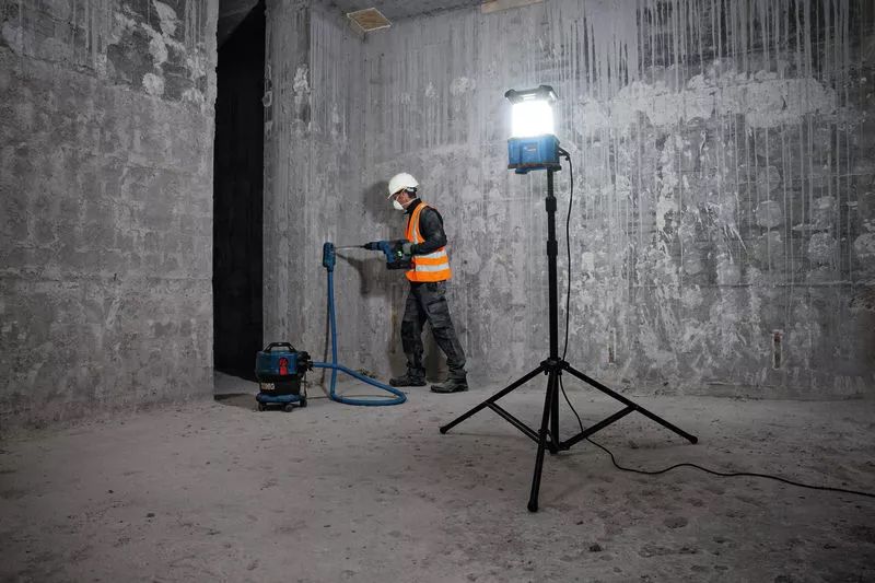 LED-Bauleuchte Professional 7500lm Kst 1LED 18V m.LM