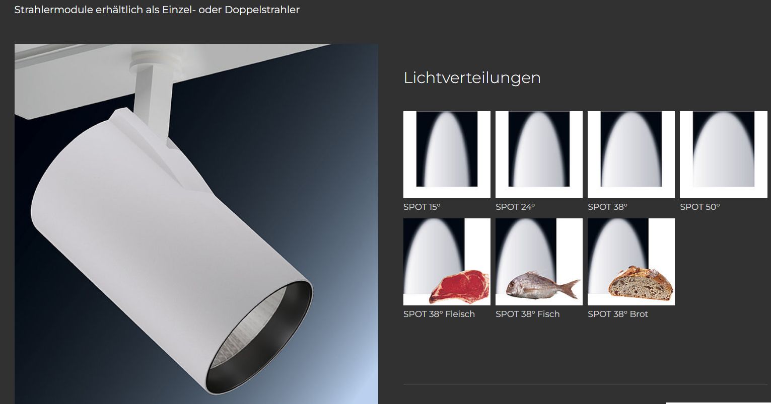 LED-Schienenstrahler 45W STRONG CONNECT 4000K Konv Dimmung DALI 2LEDs 6700lm Alu