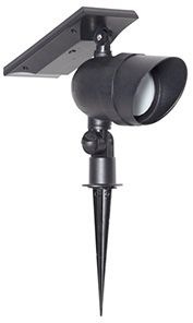 LED-Wegeleuchte 0,1W IP68 3000K 120lm sw Alu 1LED Kunststoff matt/satiniert