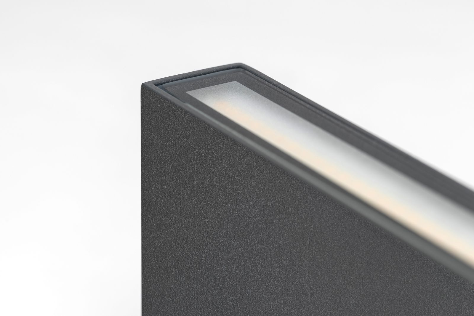 LED-Wandanbauleuchte 10W 3000K 755lm anth Konv IP54 170x85x28mm